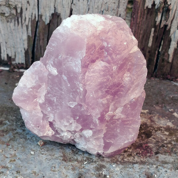 Růženín – fialový surový kámen V #1