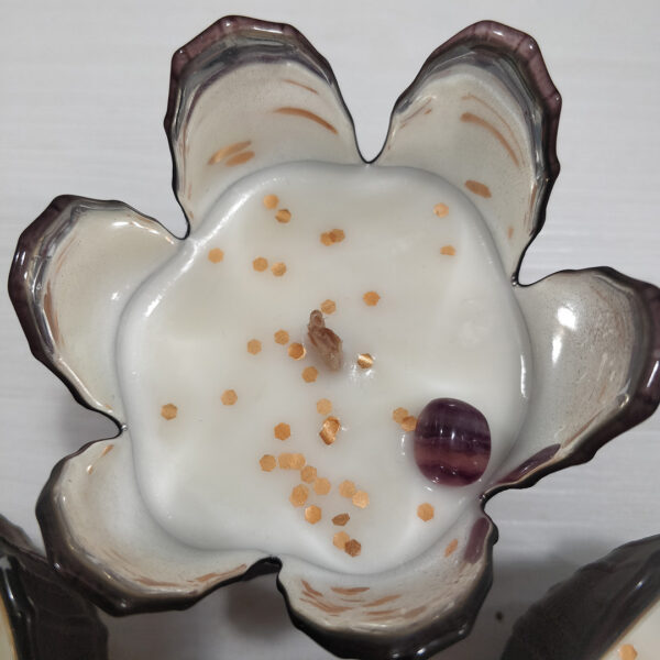 Sójová svíčka s vůní japonské švestky a vanilky de Luxe III #4