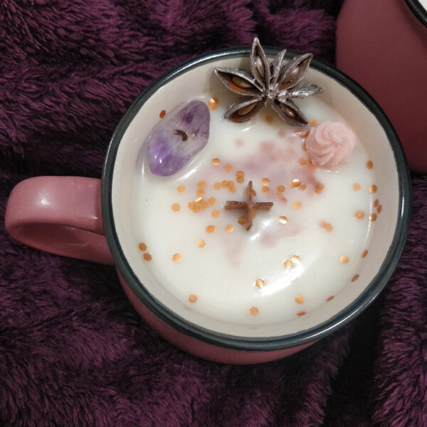 Sójová svíčka s vůní japonské švestky a vanilky de Luxe IX #3