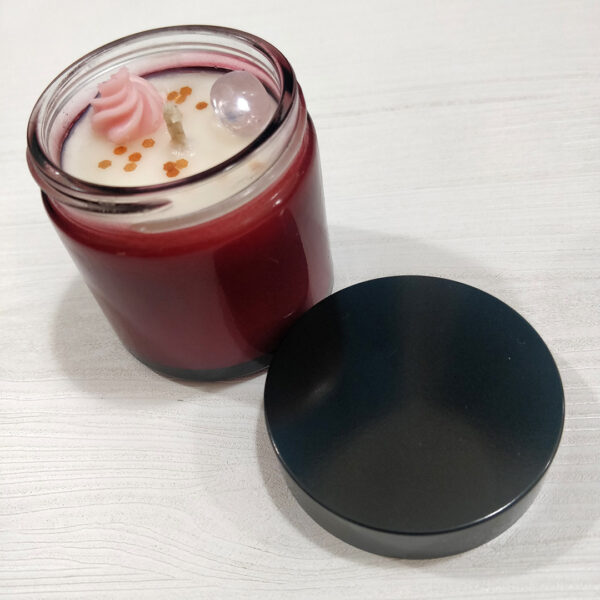 Sójová svíčka s vůní japonské švestky a vanilky de Luxe V #2