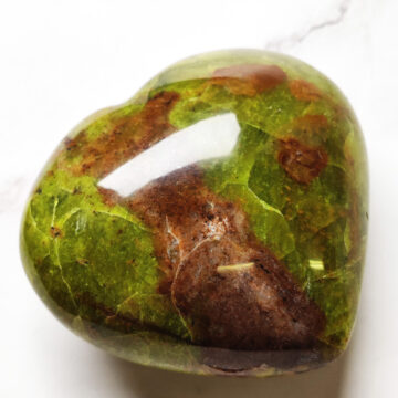 Zelený opál srdce II #1