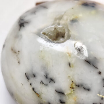 Dendrický opál tromlovaný kámen II #2
