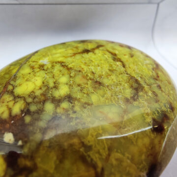 Zelený opál tromlovaný kámen I #2