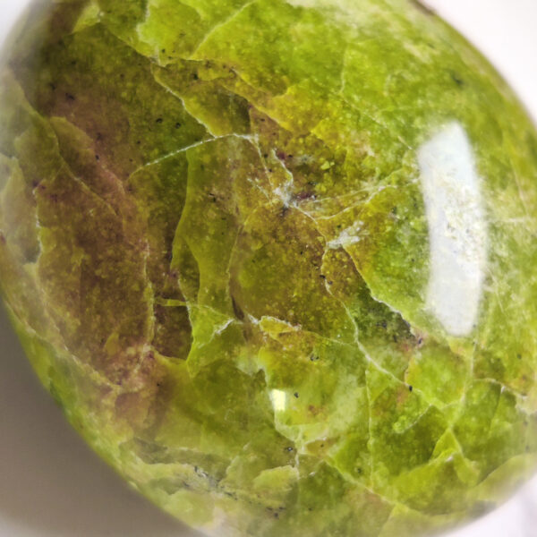 Zelený opál tromlovaný kámen I #5