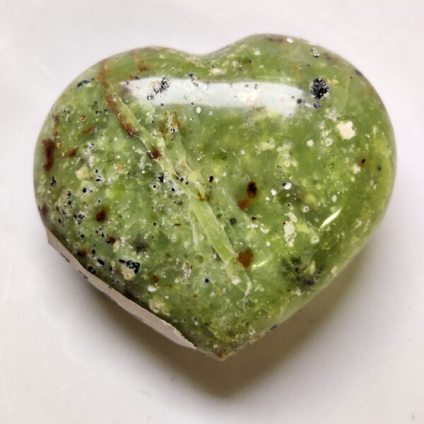Zelený opál a chryzopras srdce II #2